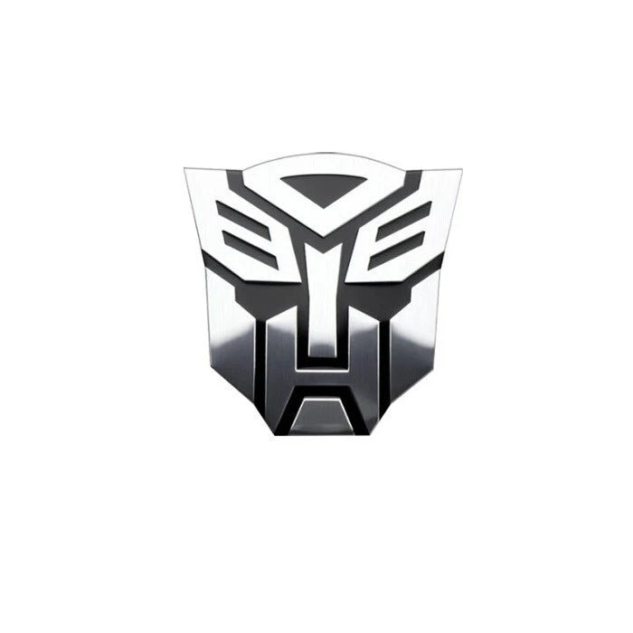 3D TRANSFORMERS Autobot Car Badge Emblem Sticker Aluminium 70mm Decal