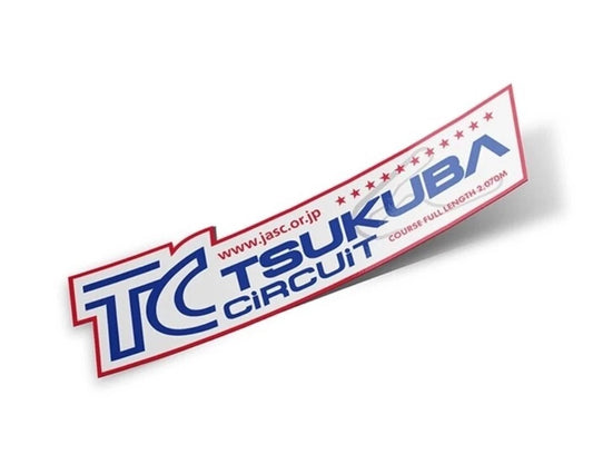 TC TSUKUBA Circuit Decal Sticker Red for Toyota Nissan Mitsubishi Mazda Subaru
