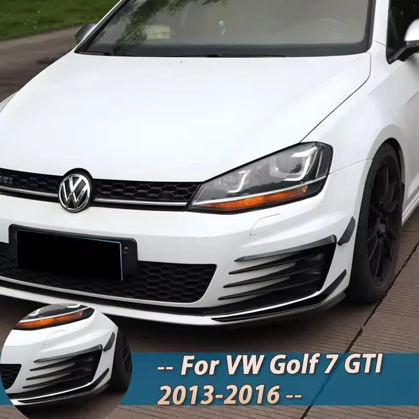 Front Bumper Side Air Vent Trim Frame Splitter Lip for VW Golf 7 GTI 2013–2016