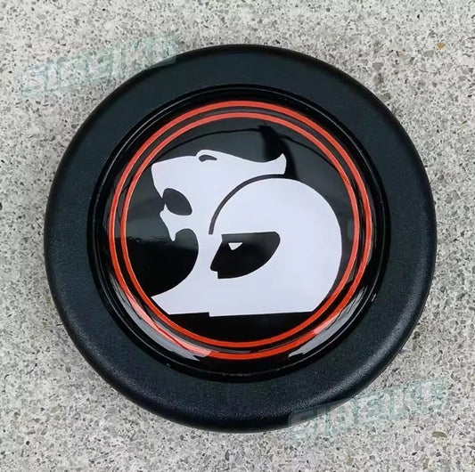 Holden HSV Lion Red Black White Steering Wheel 60mm Horn Button NEW Free Post