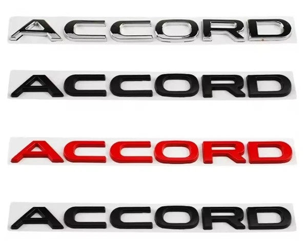 Honda Accord Metal Logo Car Emblem Badge Decal