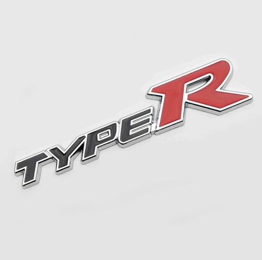 Type R Boot Badge Emblem for Honda Integra Civic Accord CRV HRV ZRV S2000 EK CL9
