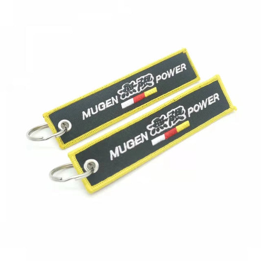Mugen Power Nylon Black Type 1 Keyring JDM for Honda Accord Civic Jazz Integra