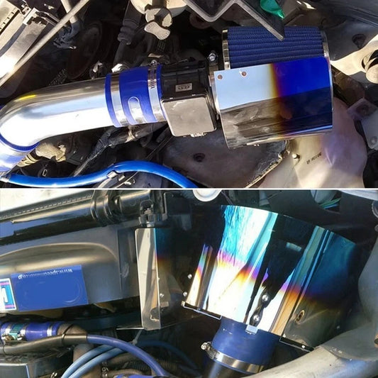 Air Intake Filter Heat Shield Cover fit 2.5" to 3.' Pipe Stainless Steel NEW