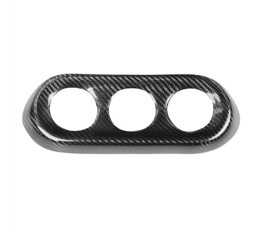 Centre Console AC Panel Cover Trim Carbon Fibre for Mitsubishi Lancer Evo X 10