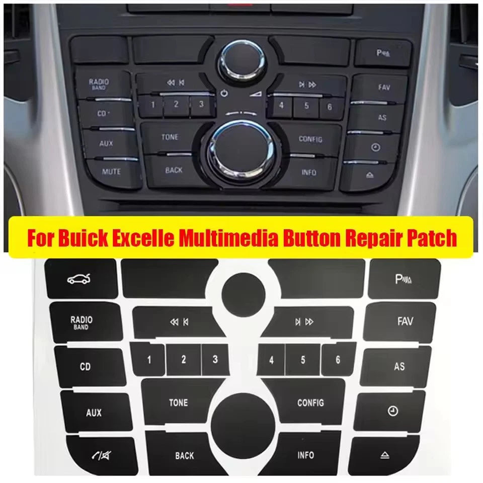 Air Conditioner AC Button Sticker Strong Adhesive Replacement For Holden Astra