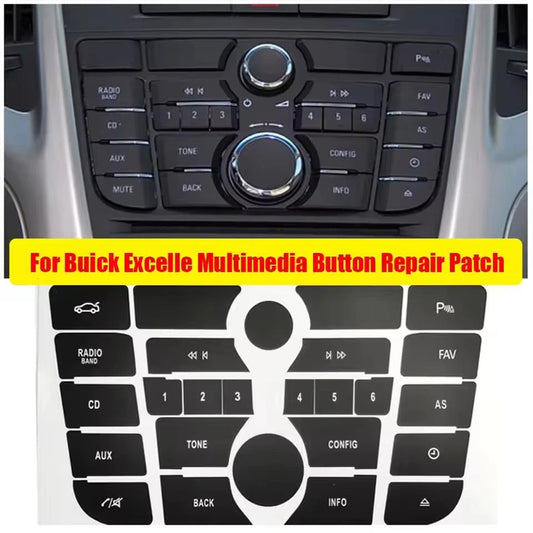 Air Conditioner AC Button Sticker Strong Adhesive Replacement For Holden Astra