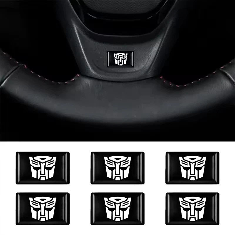 3D Epoxy Transformers Car Emblem Badge Autobots and Decepticons Logo Stickers