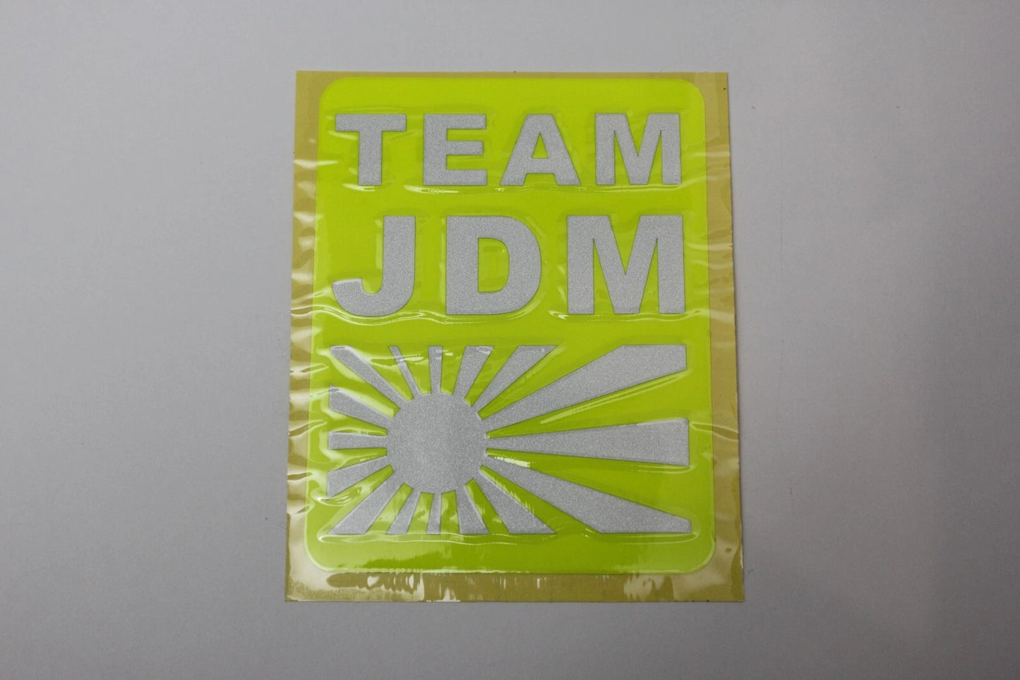 Team JDM Yellow Decal Sticker for Toyota Nissan Subaru Nissan Mitsubishi Mazda