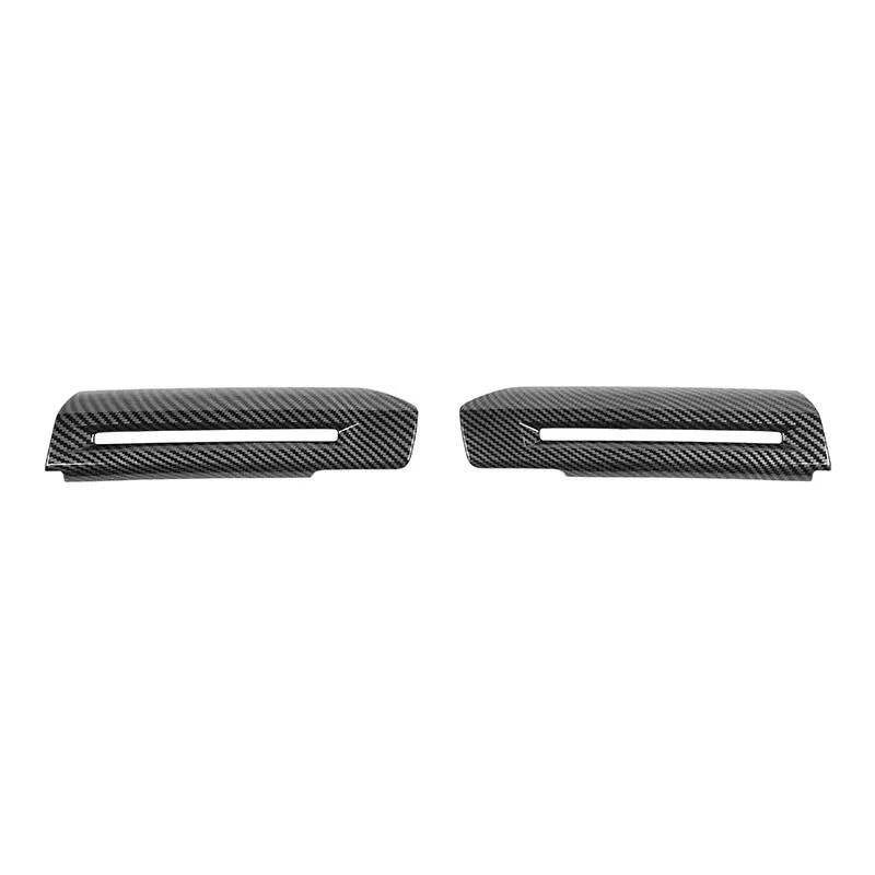 ABS Carbon Door Handle Cover Trim Interior Decoration for Ford Mustang 2015-2020