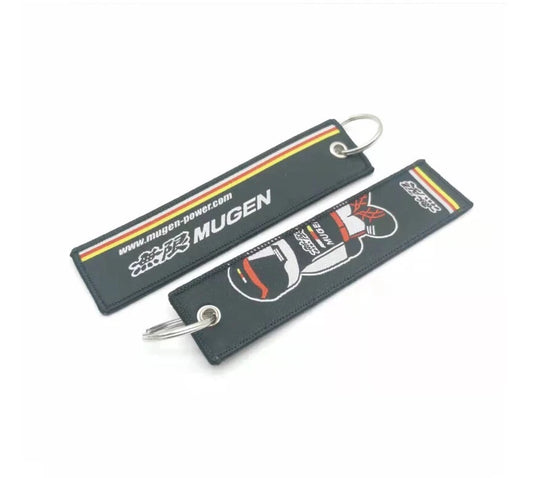 Mugen Power Nylon Embroidery Keyring Key Holder for Honda Civic Accord Jazz CX3