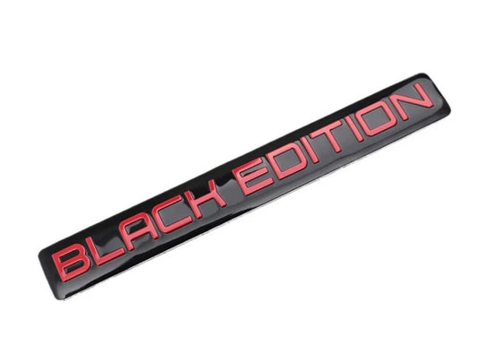 Black Edition Boot Fender Side Skirt Badge Emblem for Toyota Mazda Honda Nissan