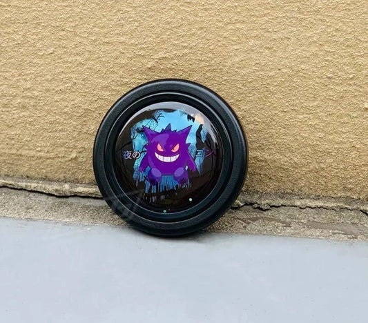 JDM Touge Japanese Gengar Steering Wheel 61mm Horn Button PC-HB52 Universal