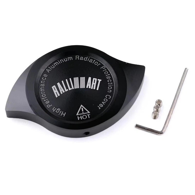 Ralliart Black Radiator Cap Cover for Mitsubishi Lancer Pajero Triton Colt NEW