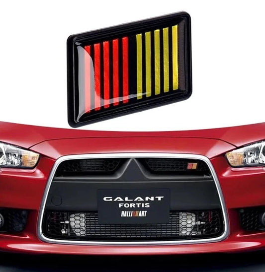 Ralliart Grill Badge Emblem for Mitsubishi Lancer EVO Colt Magna Triton Pajero