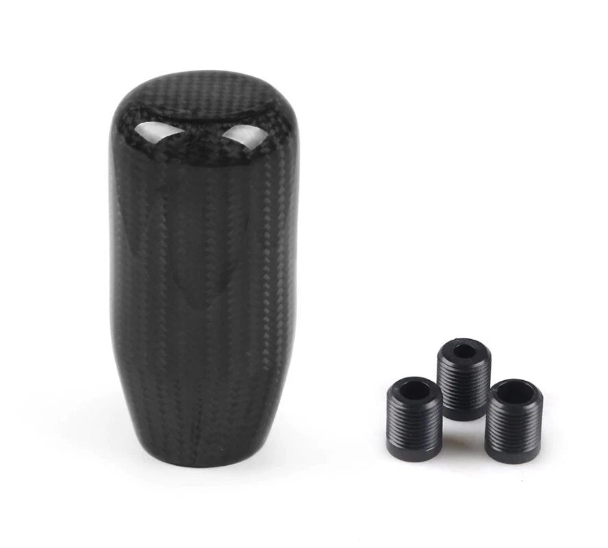 JDM Genuine Carbon Fibre Gear Shift Knob M12x1.25 M10x1.5 M10x1.25 M8x1.25