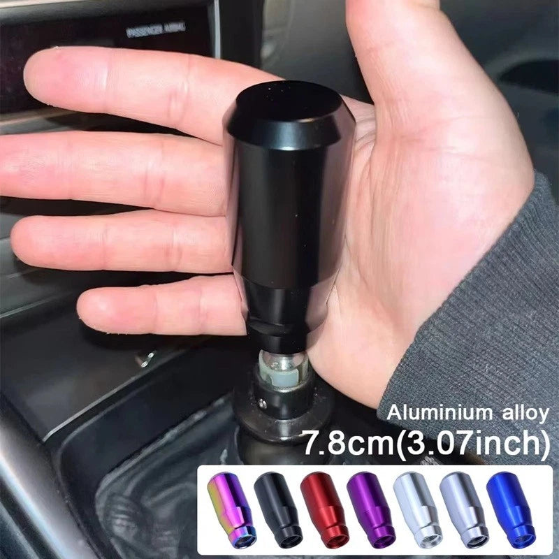 Aluminium 78mm Gear Shift Knob M8x1.25 M10x1.25 M10x1.5 M12x1.25 Auto & Manual