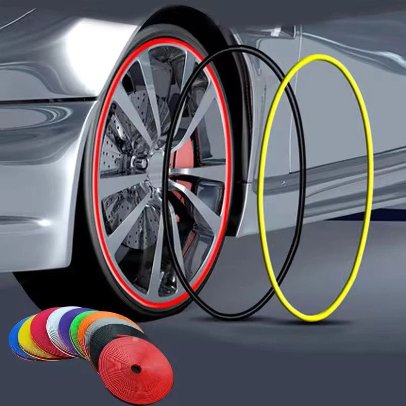 Universal 8 Meter Car Rim Protect Strip Wheel Edge & Tire Protection Guard