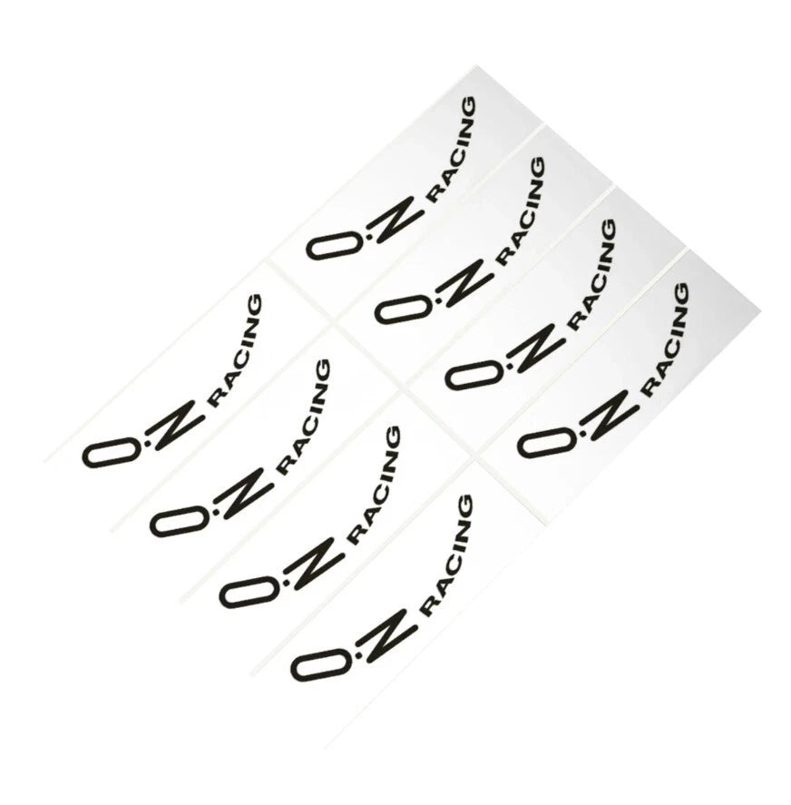 8 x O.Z Racing Wheel Decal Stickers Superturismo WRC F1 GT EVO Alfa Romeo BMW