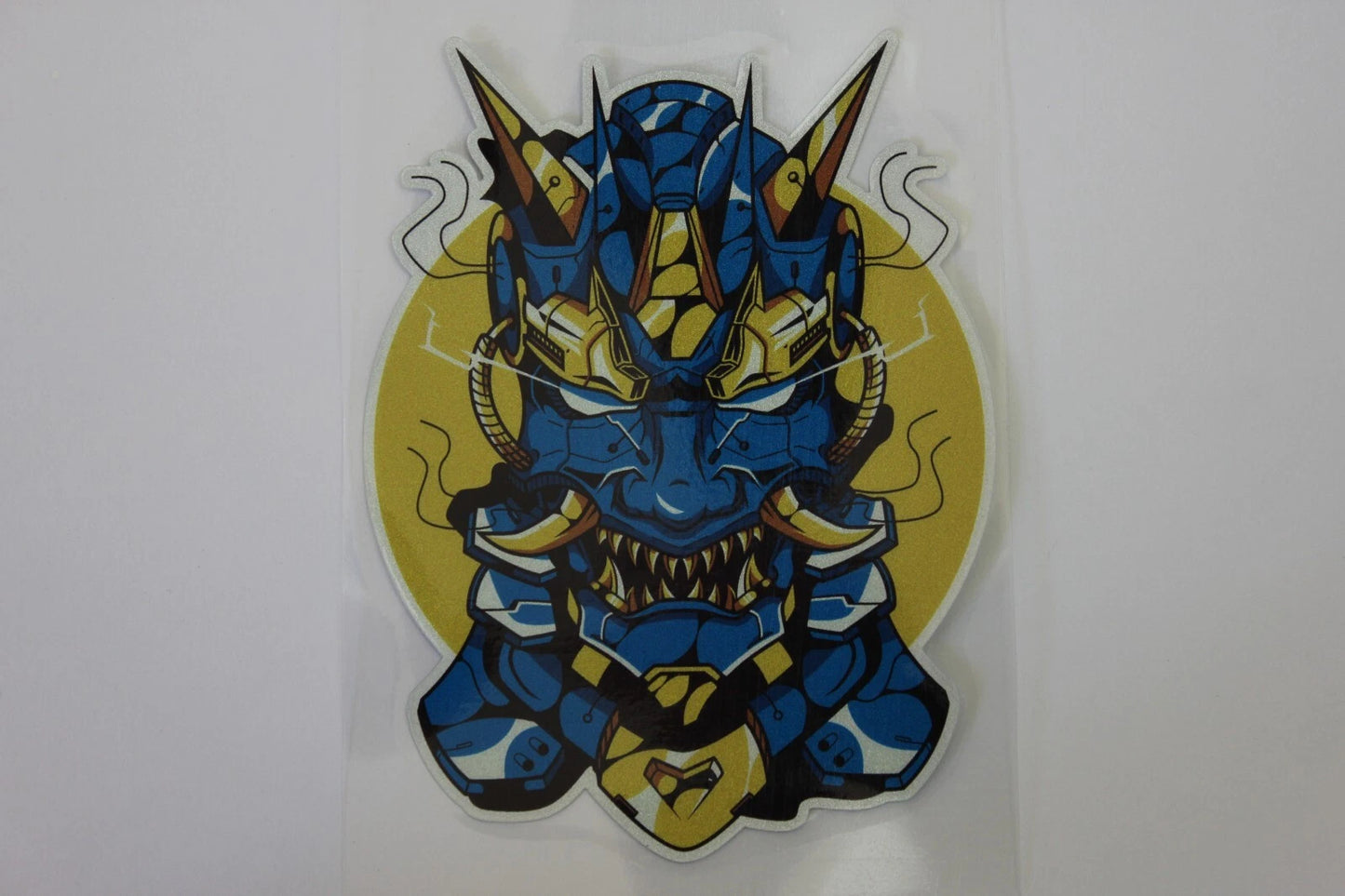 Cyber Punk Oni Cyborg Car Decal Sticker for Toyota Nissan Subaru Mazda KIA
