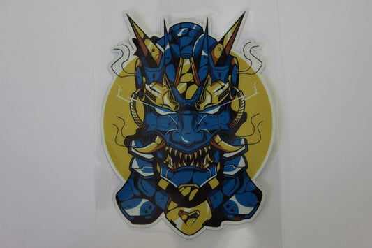 Cyber Punk Oni Cyborg Car Decal Sticker for Toyota Nissan Subaru Mazda KIA
