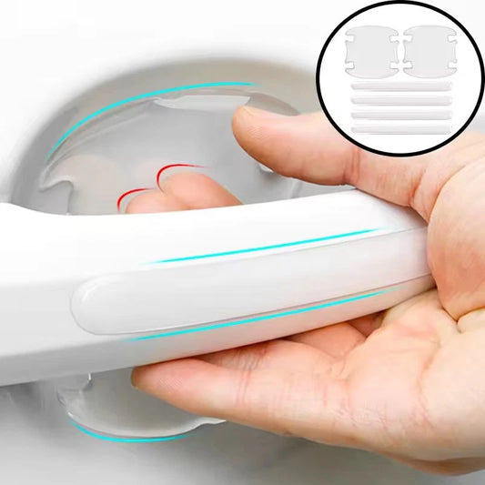 Clear Car Door Handle Bowl Protectors Invisible Anti-Scratch & Anti-Collis NEW