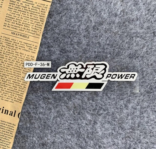 Mugen Power Medium Decal Sticker for Honda Integra Civic Accord S2000 Odyssey