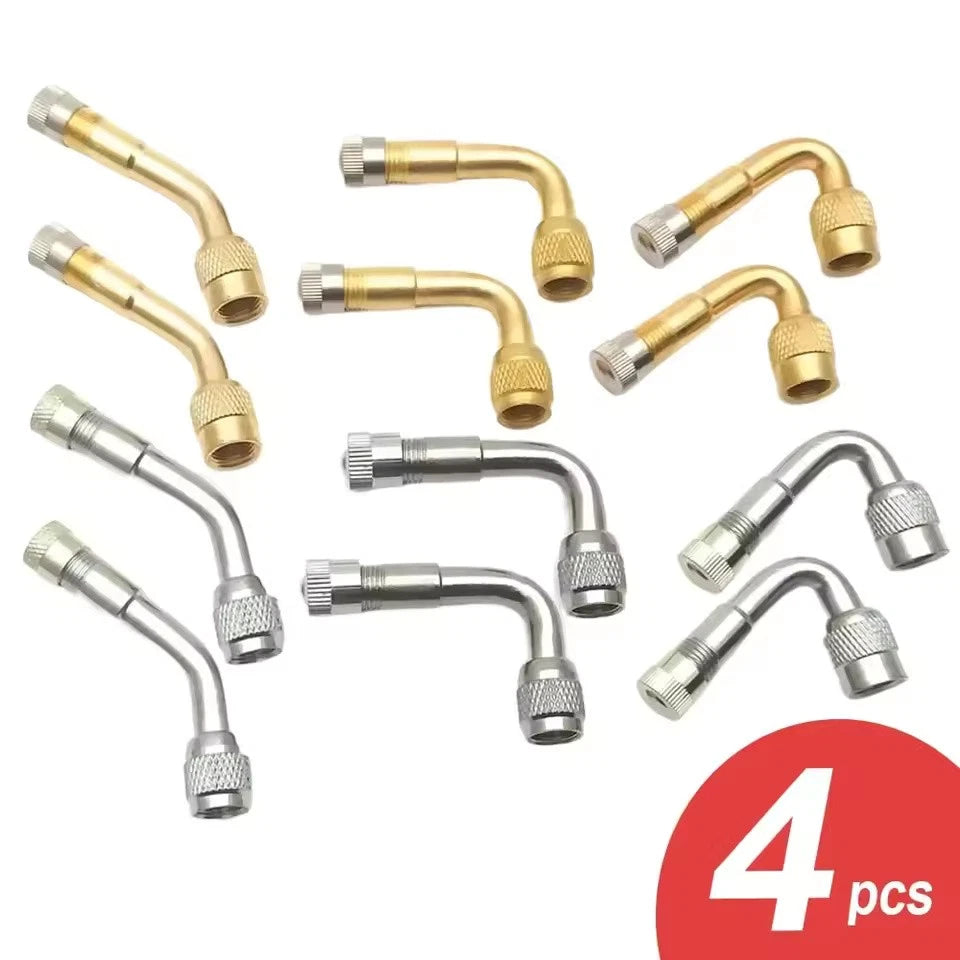 Universal 45° 90° 135° Angle Valve Extension Adapter Bent Air Tyre Valve Connect