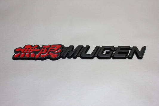 Mugen Honda Boot Badge Red Black Metal Alloy Emblem S2000 Integra Jazz Odyssey