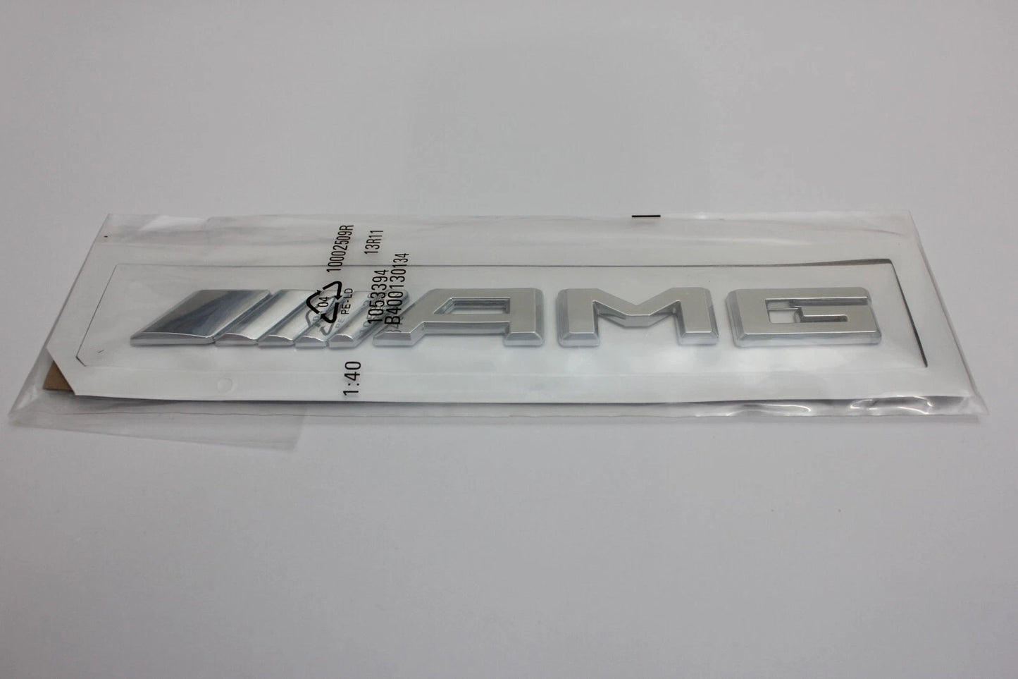 AMG Chrome Silver Badge for Mercedes A43 A45 CLA43 CLA45 C45 C63 E45 E53 E63 S63