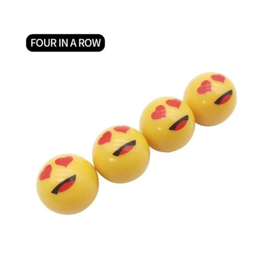Love Heart Face Emoji Wheel Stem Valve Cap JDM Universal for Audi VW Porsche