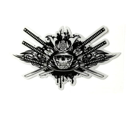 Japanese Samurai Katana Death Mask Car Decal Sticker for Toyota Nissan Mazda KIA