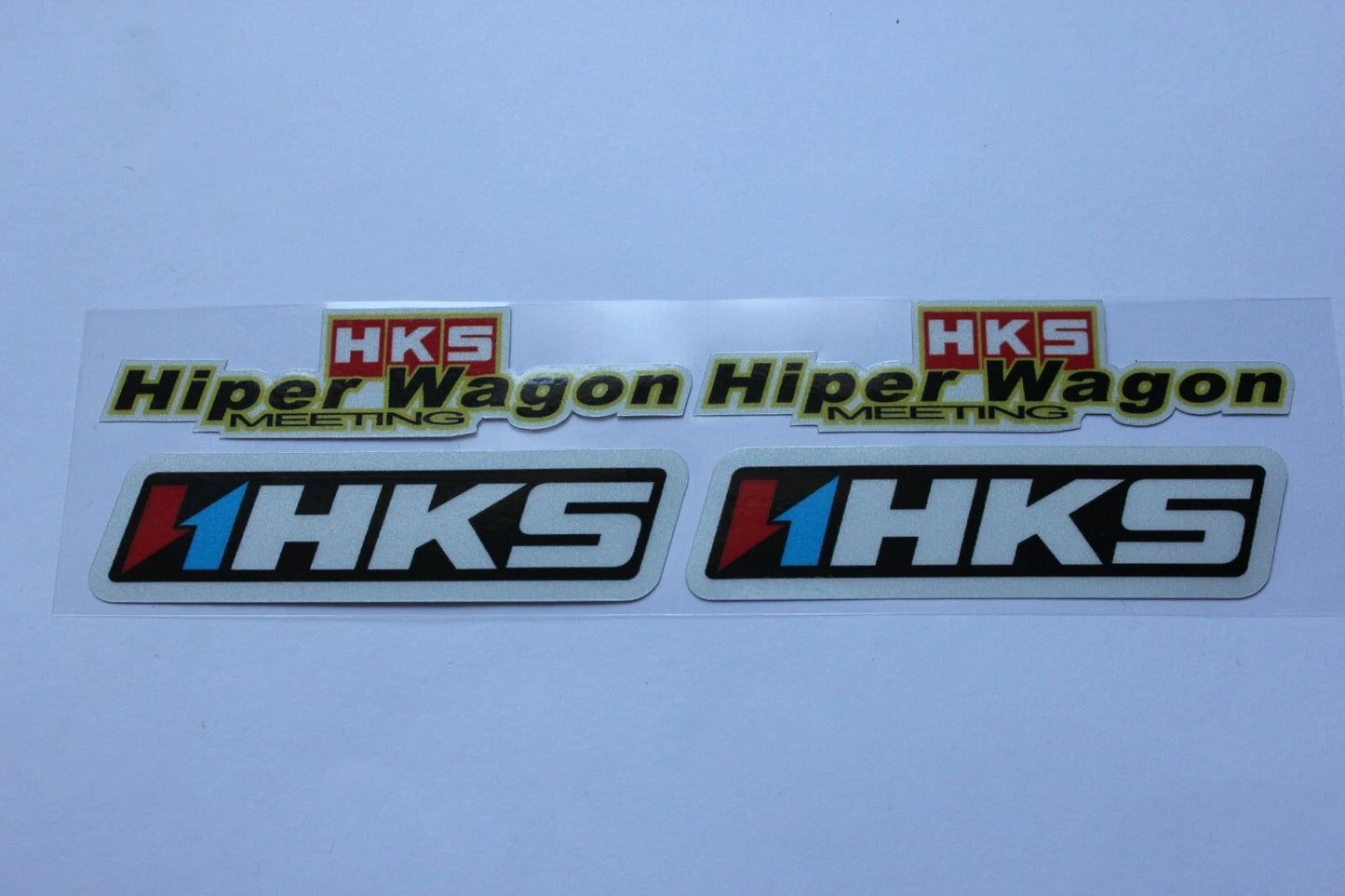 4 HKS Hiper Wagon Sticker Decals for Toyota Mazda Nissan Honda Subaru Mitsubishi
