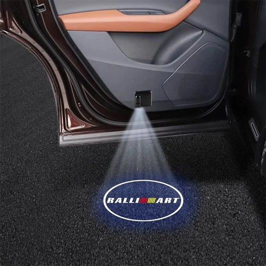 2x Ralliart Door Open Floor Light for Mitsubishi Lancer Pajero Outlander Triton