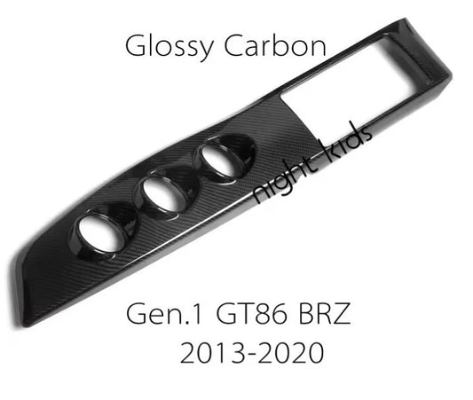 Night Kids Control Centre Carbon Fibre Trim Panel for Toyota GT 86 Subaru BRZ