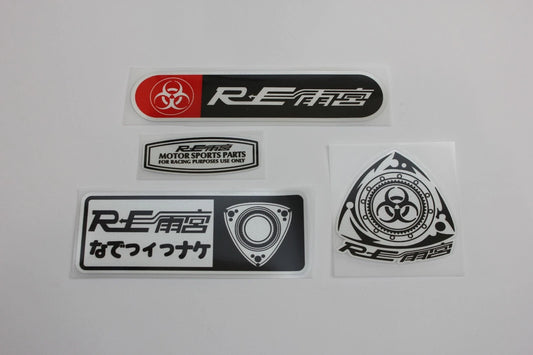 4 x Re Amemiya Decal Sticker Set for Mazda Rx7 Rx8 Mx5 2 3 6 CX3 CX30 MX20 CX5