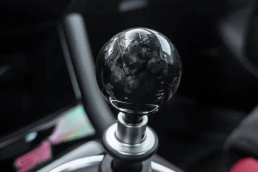 Genuine Forged Carbon Gear Shift Knob 50mm in M12x1.25 M10x1.5 M10x1.25 M8x1.25