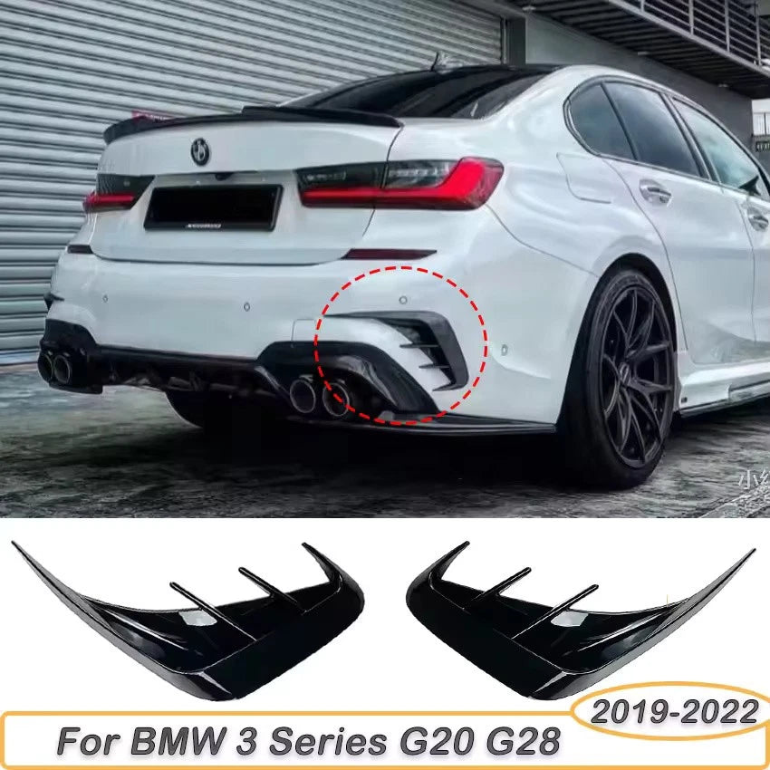 Rear Body Kit Trim Gloss Black for BMW 3 Series G20 G28 2019-2022 NEW
