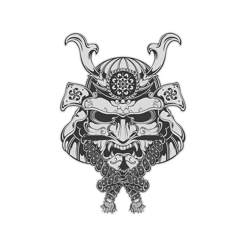 Japan White Samurai Decal Sticker for Toyota Honda Subaru Nissan Mitsubishi KIA