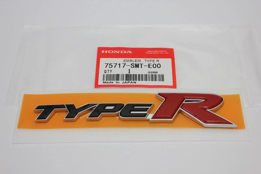 Honda Type R Boot Badge Emblem Chrome & Red 75717-SMT-E00 Integra Civic EK9 FL5
