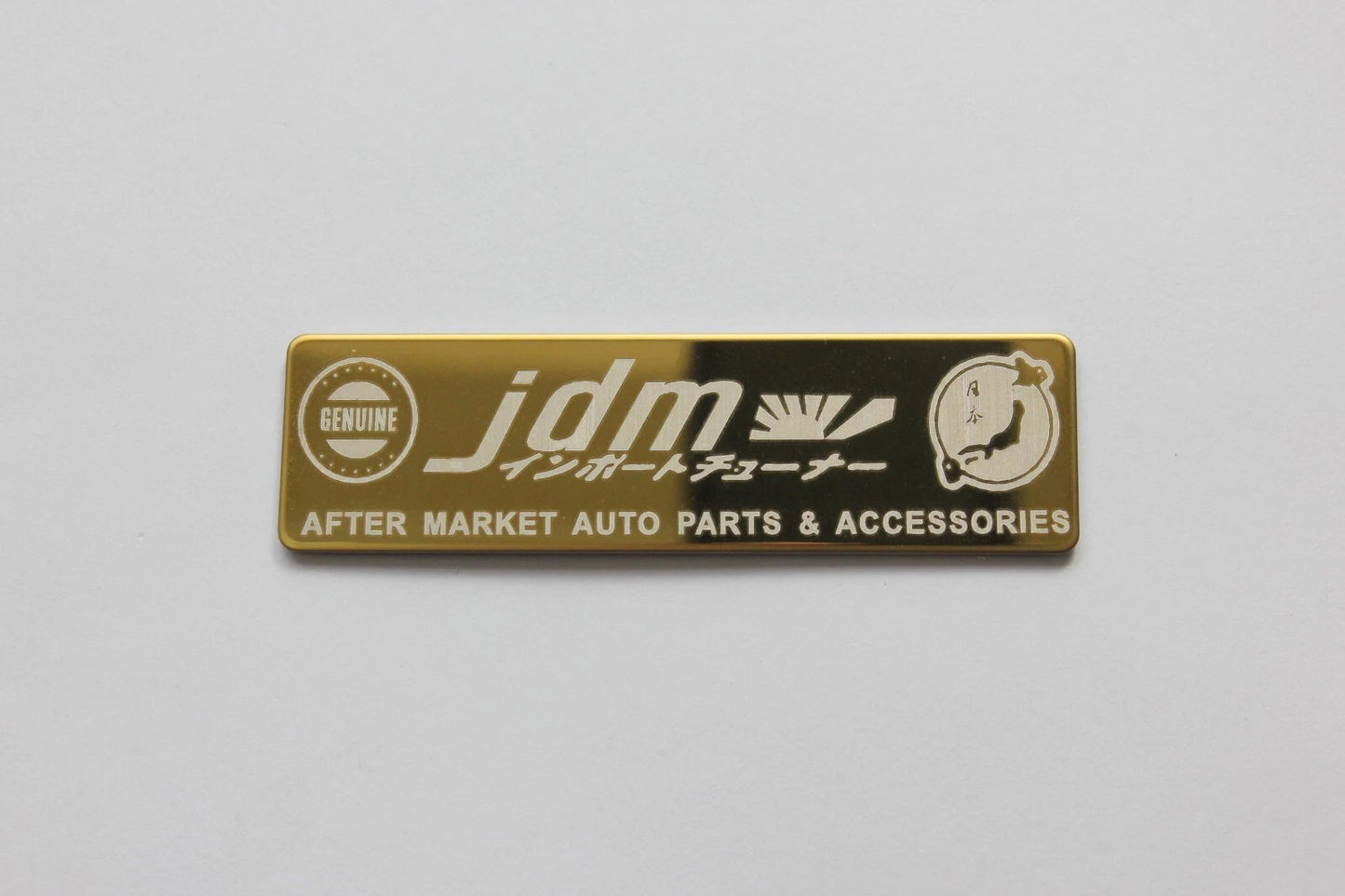 JDM Genuine Auto Parts Emblem for Toyota Nissan Subaru Mitsubishi Mazda Japan