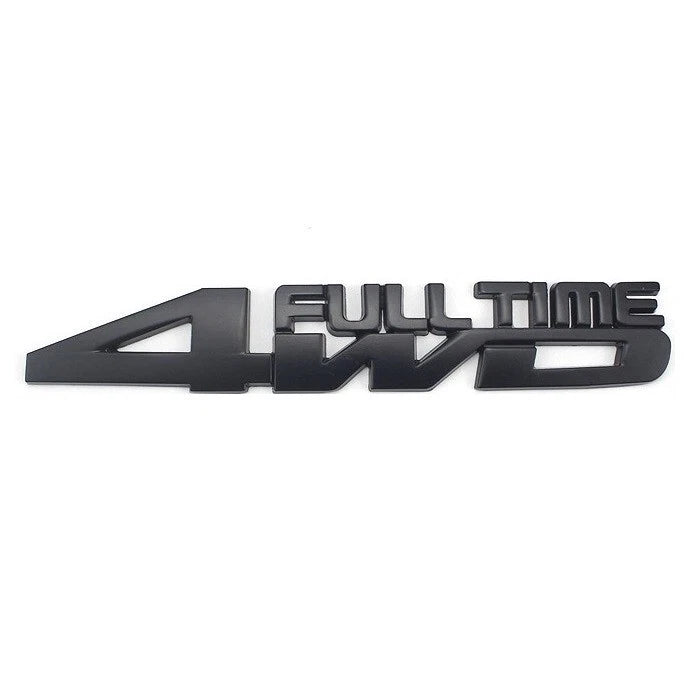 Full Time 4WD SUV Badge Emblem for Toyota Nissan Mazda Ford Holden KIA Hyundai
