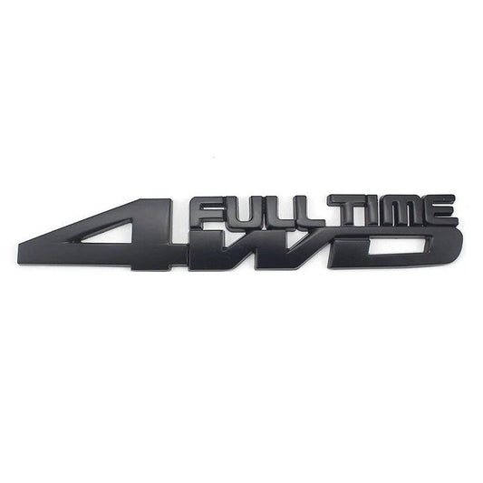 Full Time 4WD SUV Badge Emblem for Toyota Nissan Mazda Ford Holden KIA Hyundai