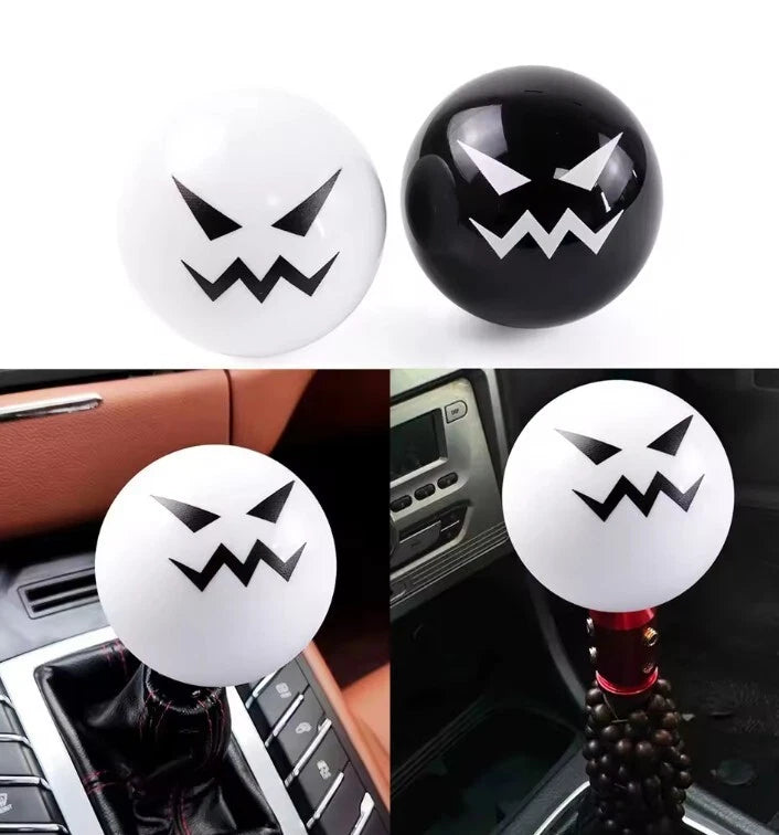 Evil Smile Halloween Monster Resin Gear Knob M8x1.25, M10x1.25, M10x1.5 M12x1.25