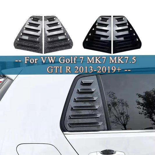 Rear Window Louver Cover Trim for VW Golf 7 GTI R Sporty 2013–2019