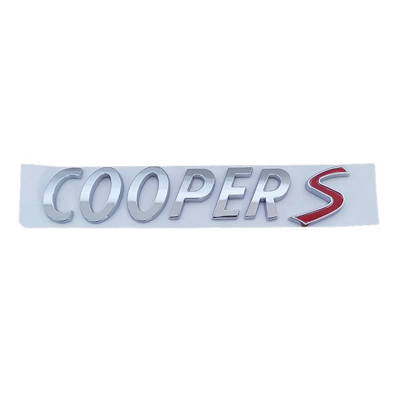 Cooper S Boot Badge Emblem for Mini Countryman Clubman R53 R56 F56 R55 R52 R57