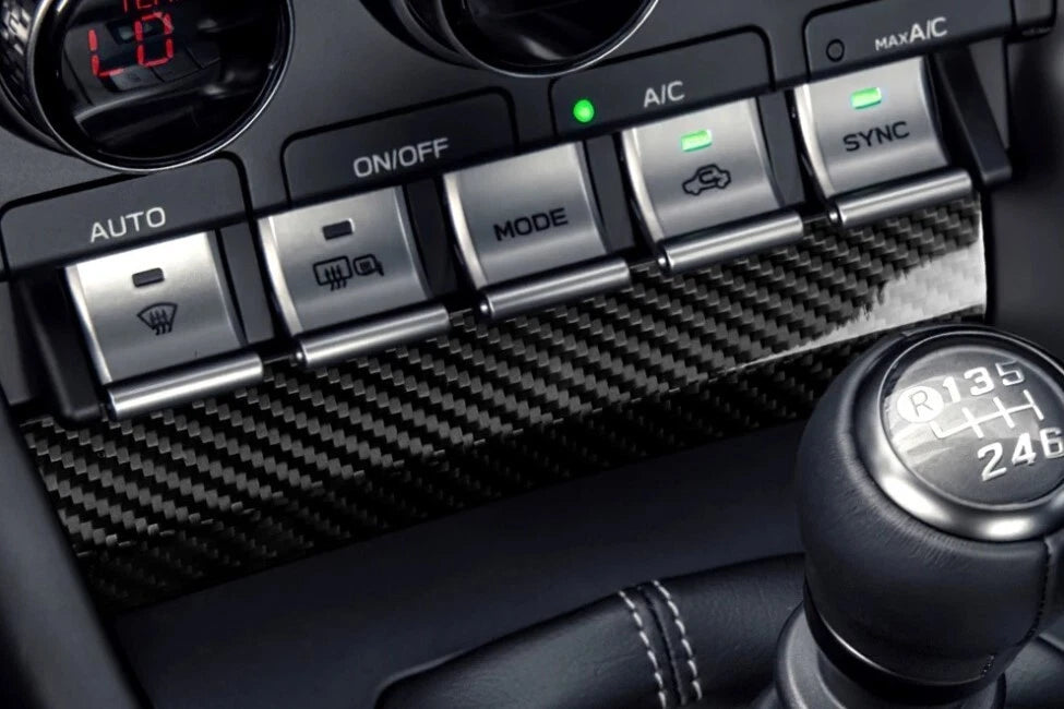 Dash Console Trim Cover Genuine Carbon Fibre fits Toyota GR86 Subaru BRZ 22 23