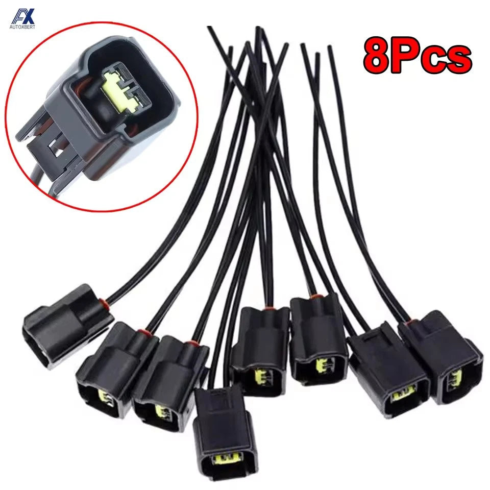 8X Ignition Coil Connector Plug Harness Set for Ford 4.6L 5.4L V8 6.8L V10 NEW