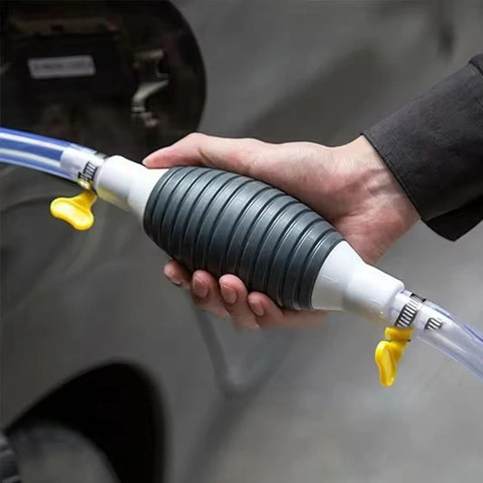 Manual Fuel Pump High Flow Hand Siphon Transfer Tool for Oil Gasoline & Diesel