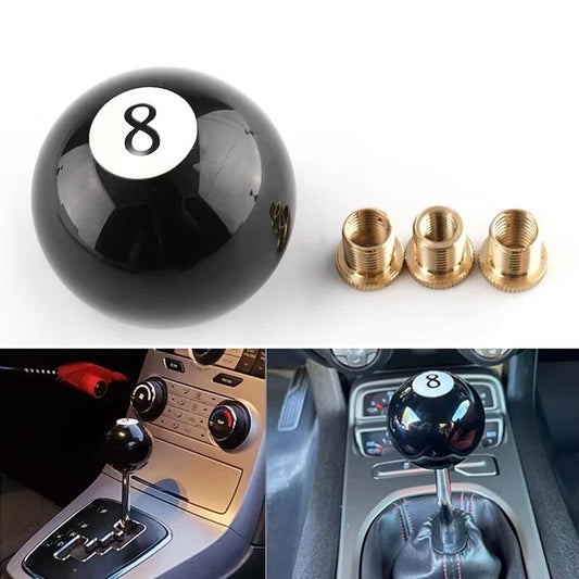 8 Cue Ballard Ball Gear Shift Knob for M12x1.25 M10x1.5 M10x1.25 M81.25 NEW